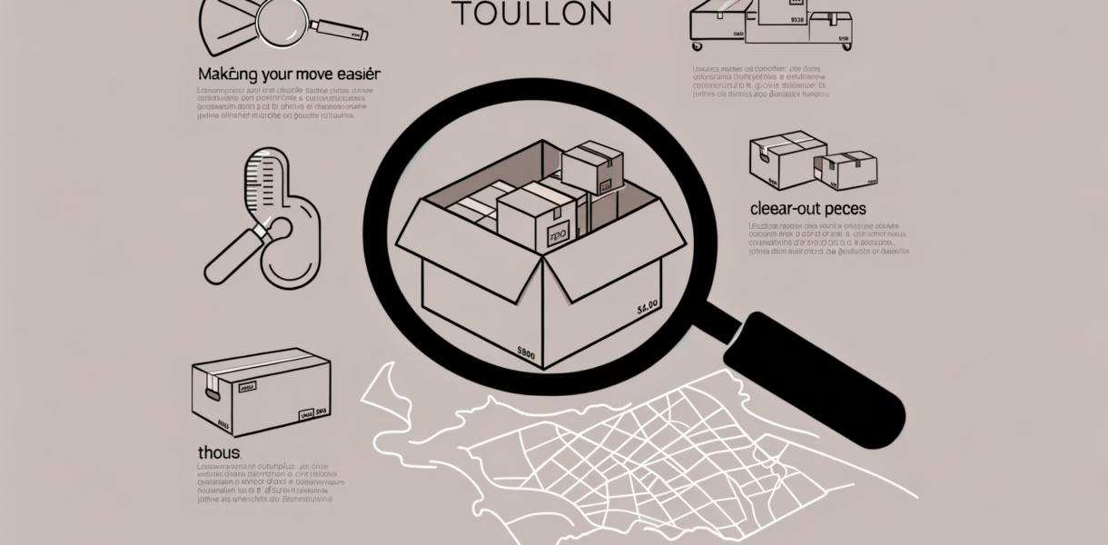 Image illustrant une estimation de tarifs pour le débarras à Toulon, mettant en évidence les besoins spécifiques pour un déménagement facile